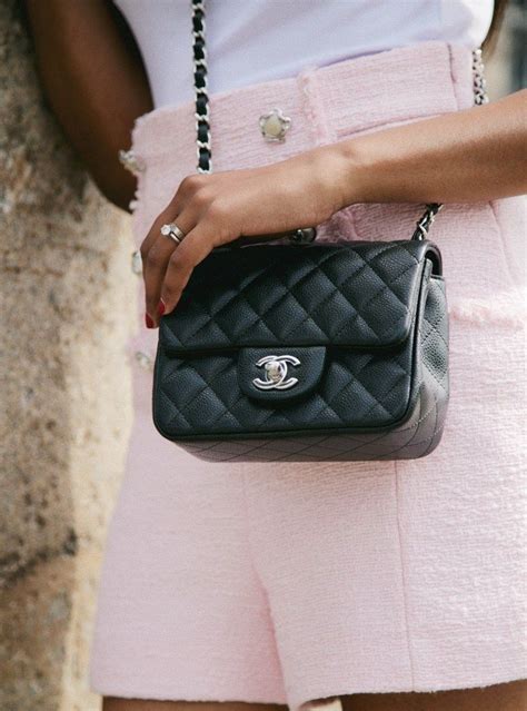 chanel square mini size|chanel mini square price.